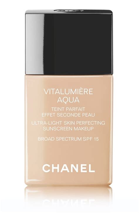 chanel aqua vitalumiere foundation ingredients|vitalumiere aqua spf 15.